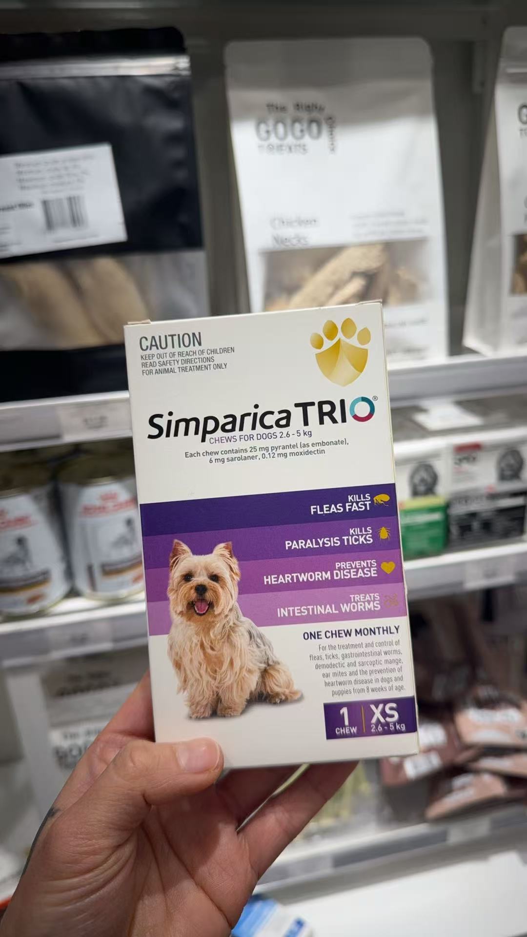 Simparico Trio single chewable tablet