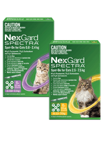 将图片加载到图库查看器，NexGard Spectra Cat Spot on 2.5-7.5kg PK3

