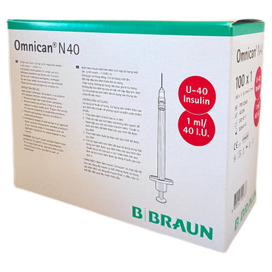 Omnican N40 insulin syringes