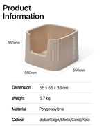 Load image into Gallery viewer, Michu XXL Boba Deluxe Cat Litter Box

