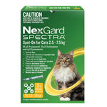 Load image into Gallery viewer, NexGard Spectra Cat Spot on 2.5-7.5kg 6s
