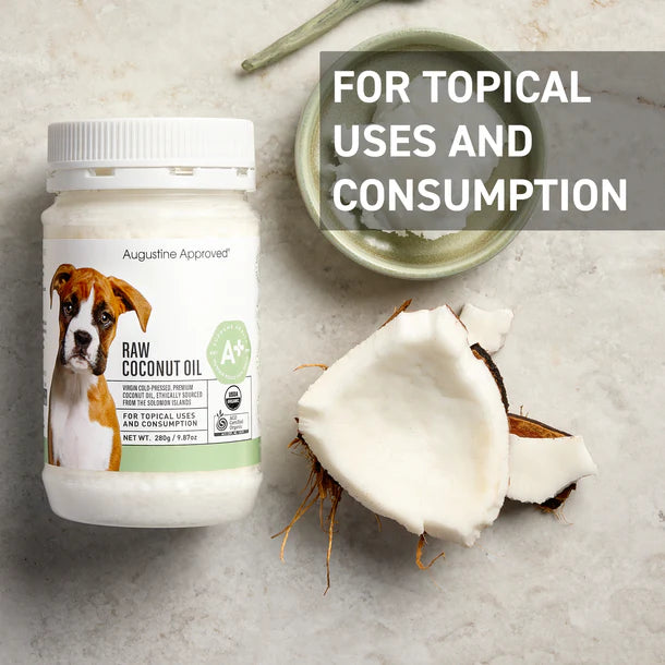 Augustine Approved Raw Coconut Oil 280g (100% certified organic)