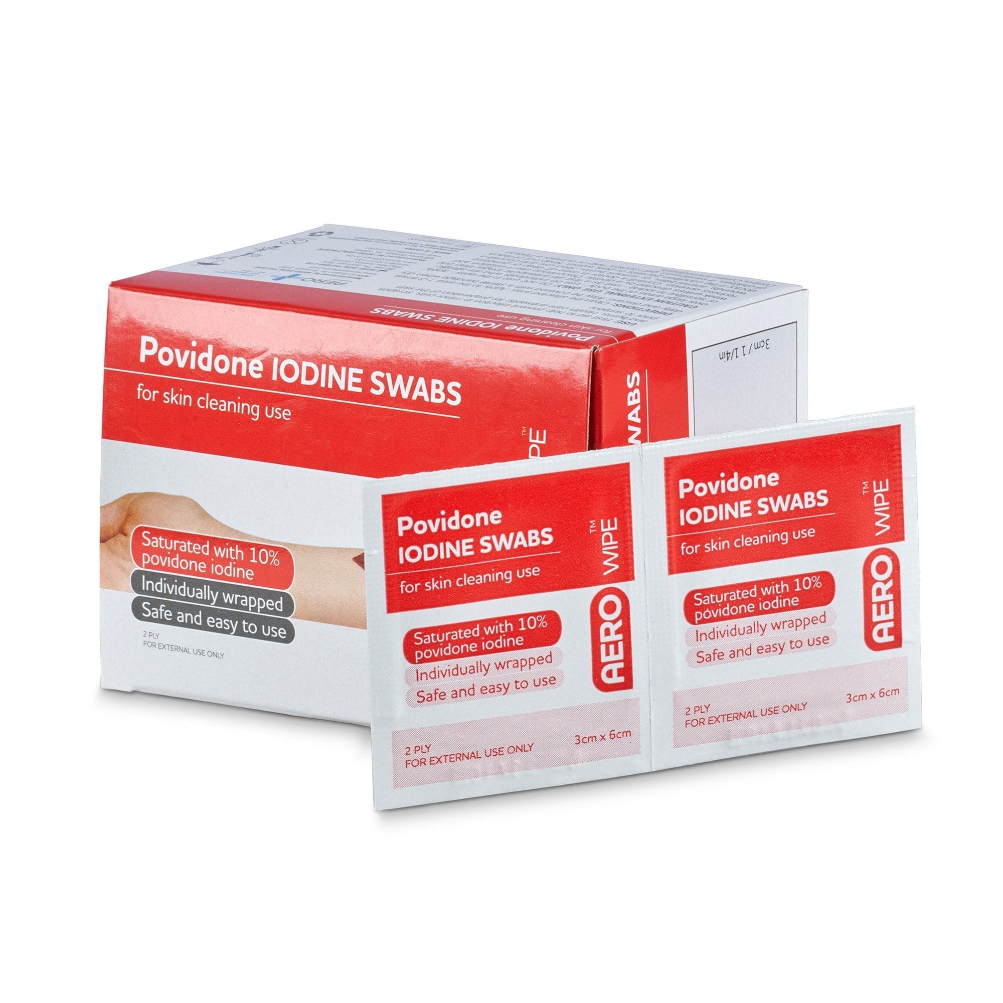 Povidone iodine cleansing wipes 100s