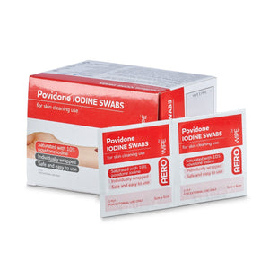 Povidone iodine cleansing wipes 100s