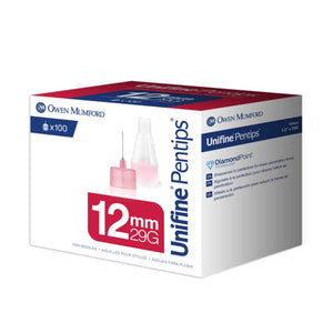 Unifine pentips 29G 12mm box of 100s