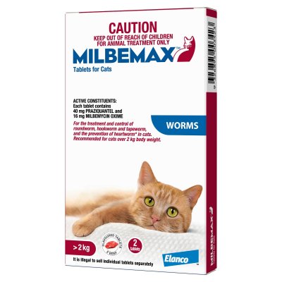 MILBEMAX Cat Allwormer 2s