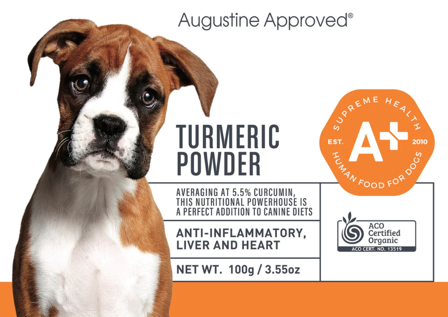 Augustine Approved Turmeric Powder 5-6% (certified organic) 100g