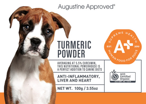 Augustine Approved Turmeric Powder 5-6% (certified organic) 100g